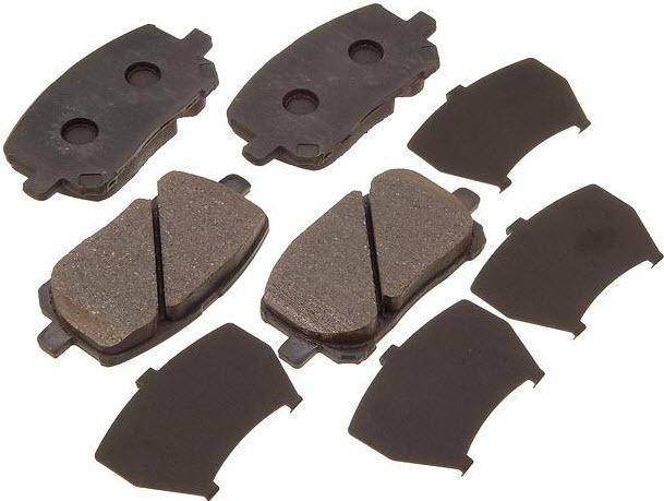 Front disc brake pad set act923