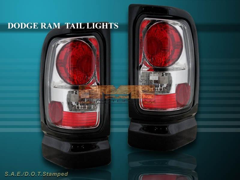 94 95 96 97 98 99 00 01 dodge ram 1500/2500/3500 brand new tail lights smoke 