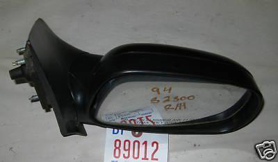 Mazda 94 b-2300 side view mirror rh/manual/black 1994