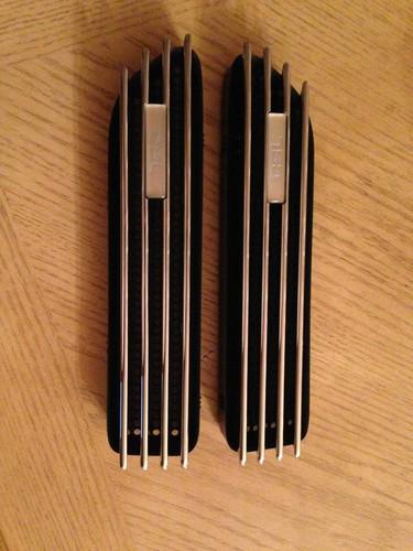 Bmw m3 e46 coupe convertible oem m3 csl 2001-2006 side vents grilles pair