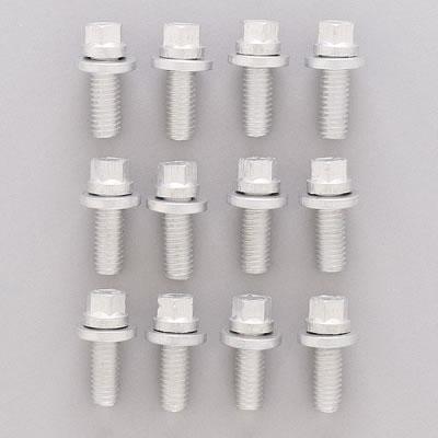 Edelbrock 8528 cadmium intake manifold bolt kits -  ede8528