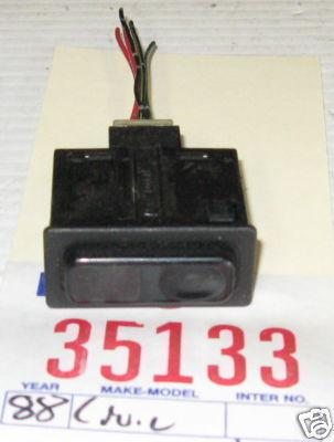 Honda 88 civic defrost/defog defroster switch 1988