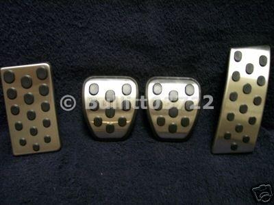 2004 mustang 40th anniversary special edition pedal pad kit 4 piece set