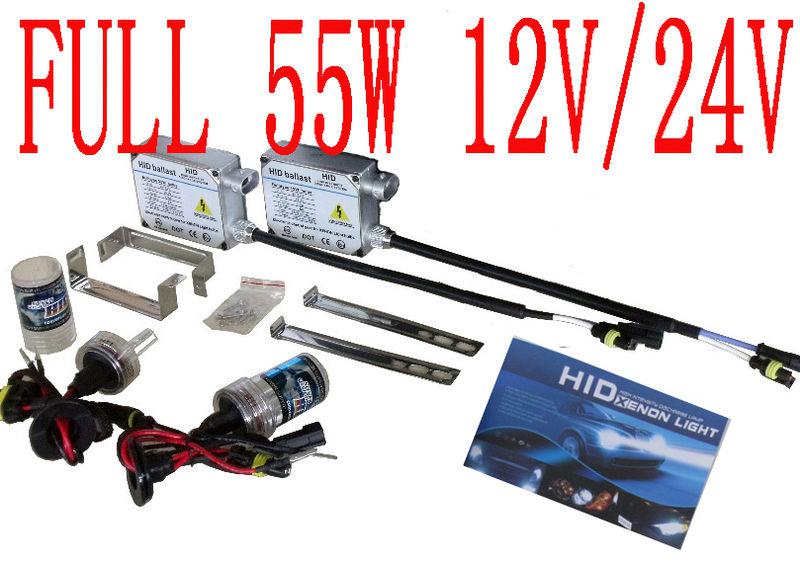  h1 h3 h7 hb3 hb4 d2s d2r h7r hid xenon kit no faulty 100% full true 55w