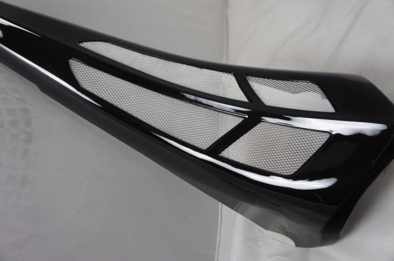 Mutazu custom black chin spoiler fits harley touring road glide street king