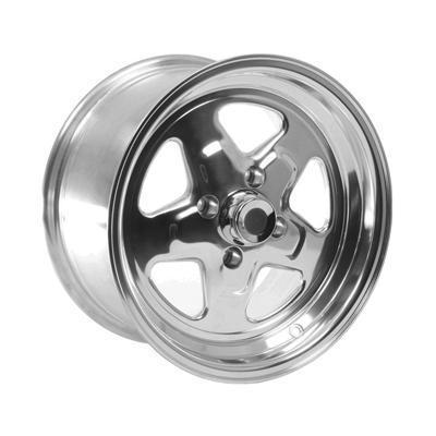 Summit racing fast-five polished wheel 15"x8" 4x4.25" bc