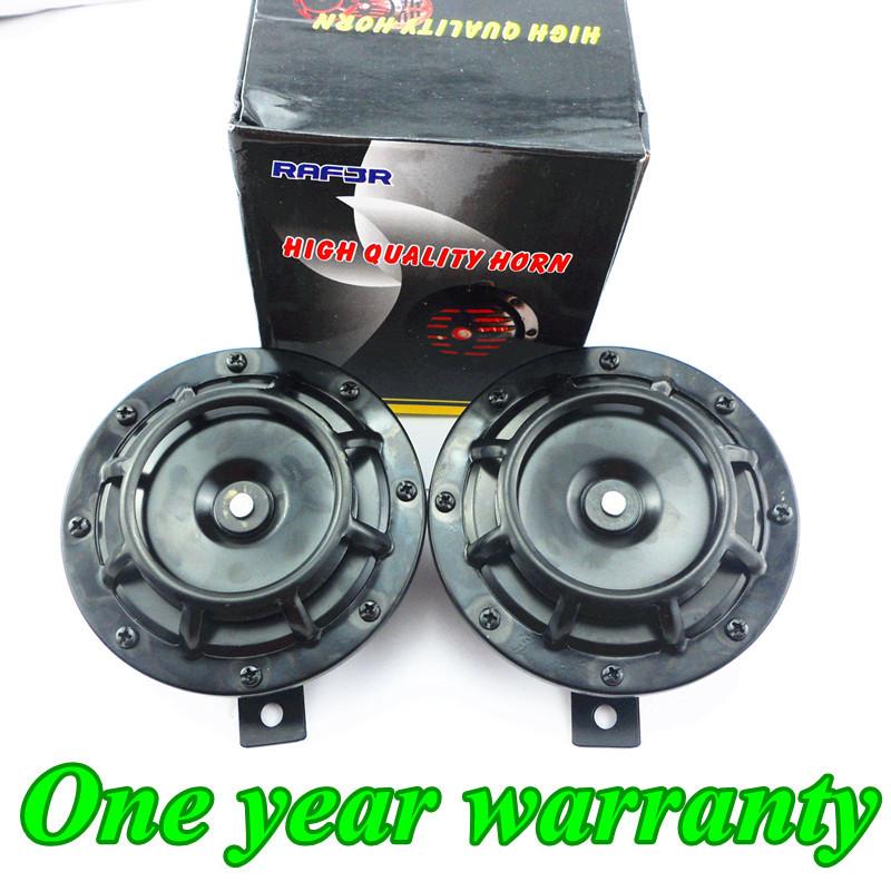 Black grille mount super tone loud compact electric blast horn kit for benz bmw