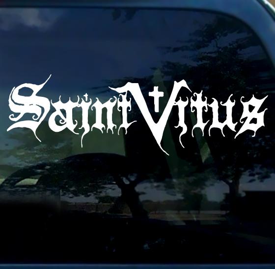 Saint vitus vinyl decal sticker car doom stoner metal pentagram sabbath