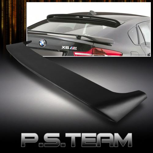 08-12 bmw x6 e71 suv ac-s style sport rear roof top spoiler wing (paintable)