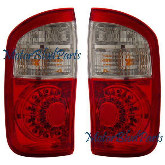 00-06 tundra double cab led tail lights rear brake lamp