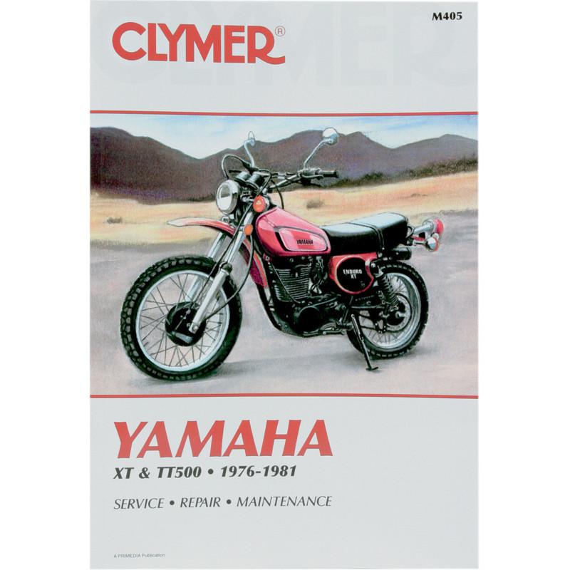 Clymer m405 repair service manual yamaha xt500, tt500 1976-1981