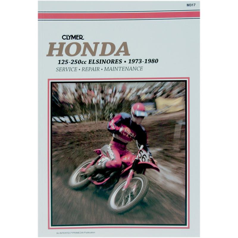 Clymer m317 repair service manual honda cr125/250m/r, mr175/250 1973-1980