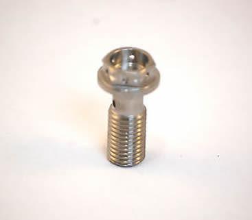 Titanium brake banjo bolt - kx85,kx100,kx125,kx250,kx250f,kx450f,kxf,kfx,klx,kdx