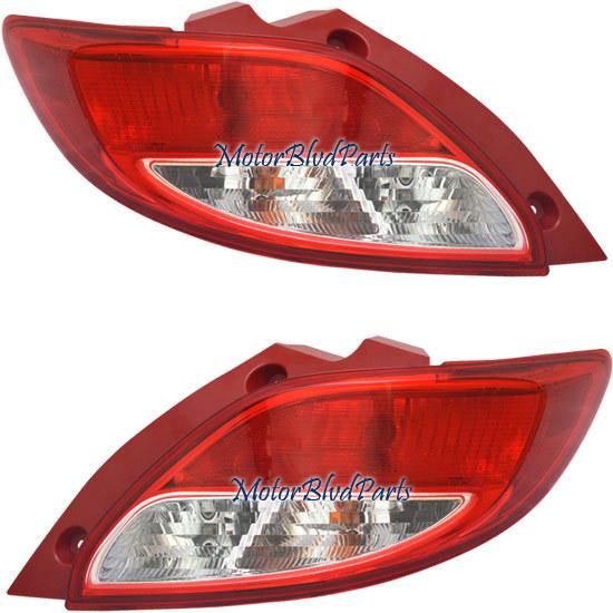 11-13 mazda 2 mazda2 tail lamps lights left + right pair