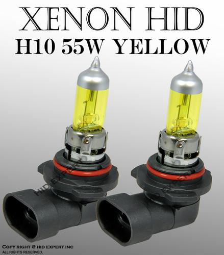 Abl h10 55w 1 pair high/low beam or fog xenon yellow bulbs quick delivery oc1