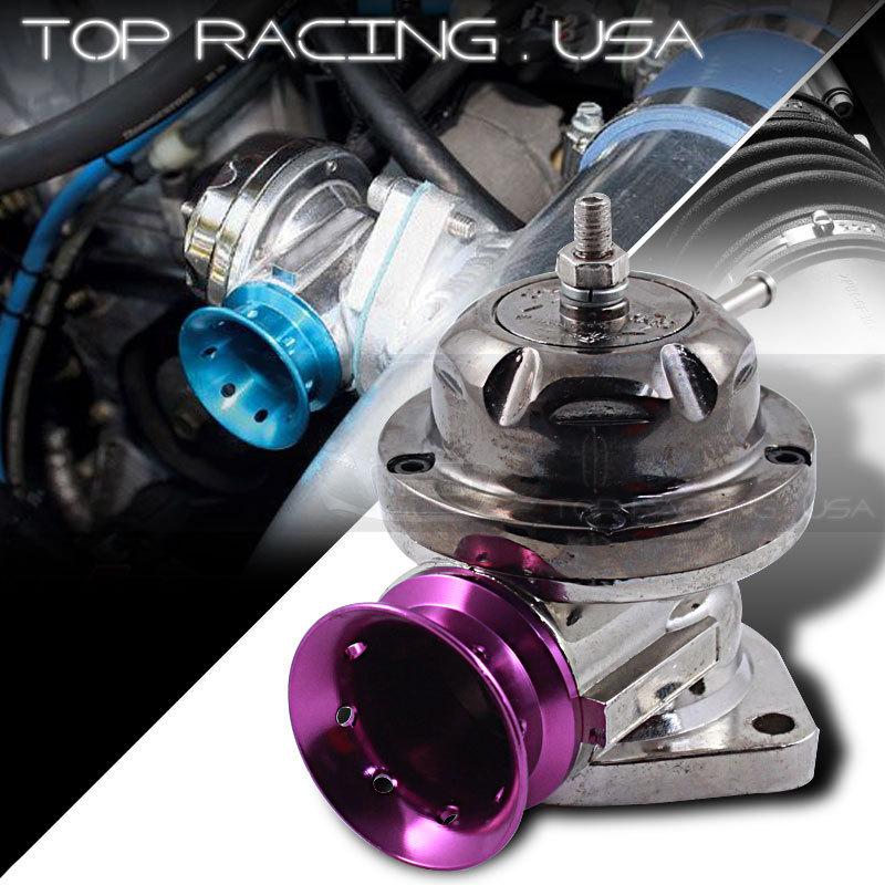 Ikon universal type-rs style turbo boost blow off valve w/ flange purple