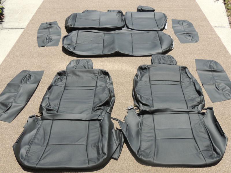 Scion xb leather seat covers interior seats 2006 2007 black kz