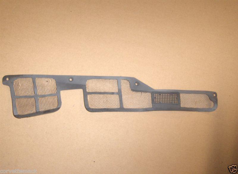 Corvette windshield wiper cowl drain screen lh 84,85,86,87,88,89,90,91,92,93-96