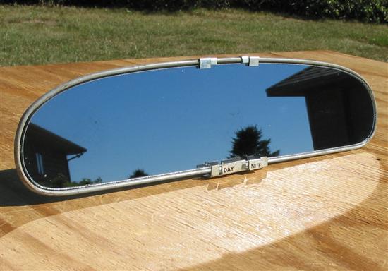 1940-1960 day night accessory mirror dodge ford chevy pontiac vintage oversize