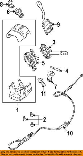 Ford oem 6w1z-7e395-a transmission shift cable/auto trans shifter cable