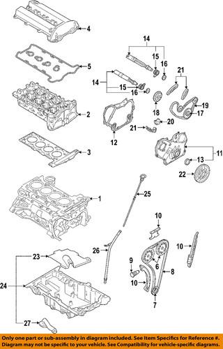 Saab oem 90537299 engine balance shaft chain tensioner/balance shaft part