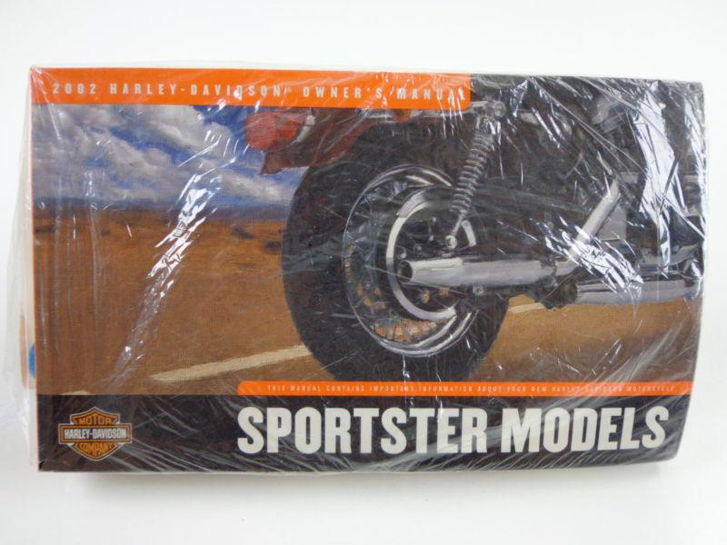 Harley davidson 2002 xl sportster models owners manual kit 99587-02d