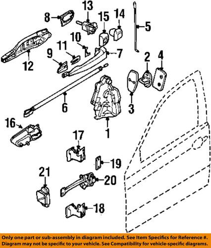 Bmw oem 51217011241 door lock actuator motor/door lock motor