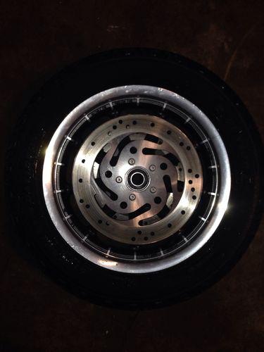 2003 harley davidson electra glide front rim tire rotors barings complete