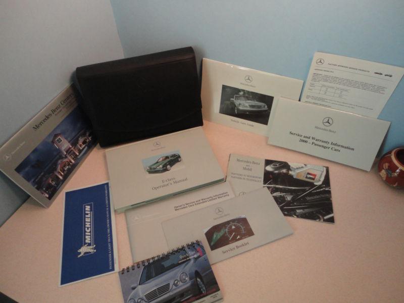 2000 mercedes e320 e430 e55amg owners manual pkg & ref. guide free u.s. ship