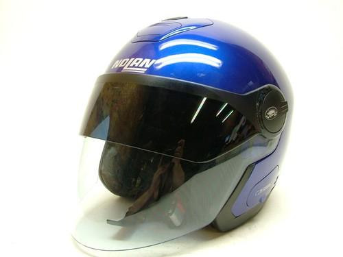 Nolan n42 n 42 n-com bluetooth ready blue solid motorcycle helmet sz xxl 2xl