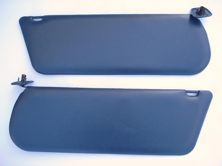 Ford bronco f-150 f-250 f-350 xlt lariat blue driver sun visors 86-91 89 87 88