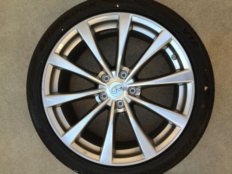 1 infiniti g37 19" 2008 2009 2010 08 09 10 factory oem rim wheel front