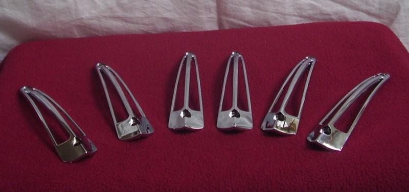 Dale earnhardt jr.wheels chrome custom wheel cap inserts #s608-17 set of 6