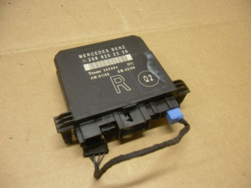 99-02 mercedes clk430 clk320 passenger front door lock control module 2088202226