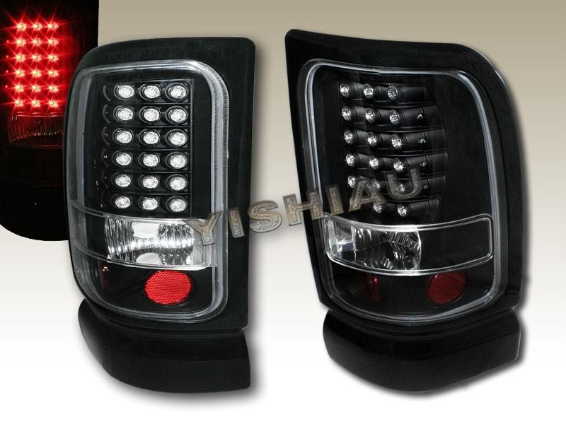 Dodge ram 1500 pick up jdm blk l.e.d tail lights 94 95 96 97 98 99 00 01