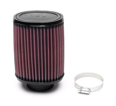 K&n universal rubber filter 2-1/4"10 deg flange 4-1/2" x 3-3/4" 6"h oval ru-1150