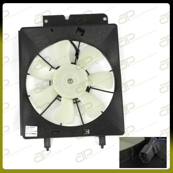 Honda crv 02-06 a/c air conditioning condenser fan shroud cooling motor electric