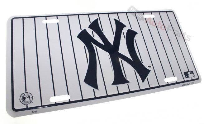 New york yankees license plate aluminum stamped embossed metal tag for car truck