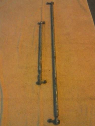 Kawasaki vintage snowmobile invader intruder tie rod. set. good shape ends.