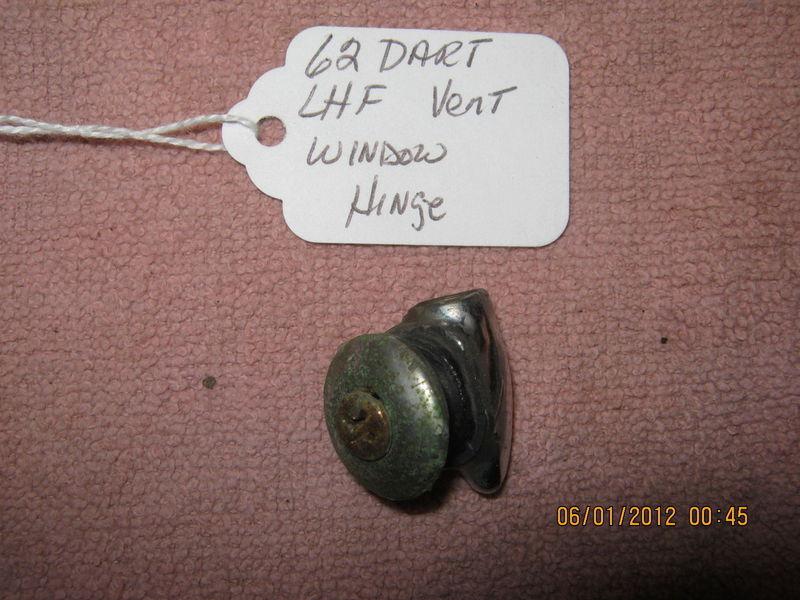 Dodge dart 1962 lh front door upper vent window hinge 4 door hardtop