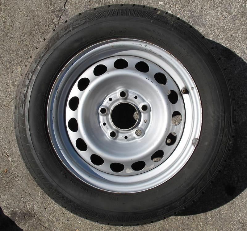Bmw e36 z3 3-series 15" full-sized emergency spare wheel tire steel 1992-1999