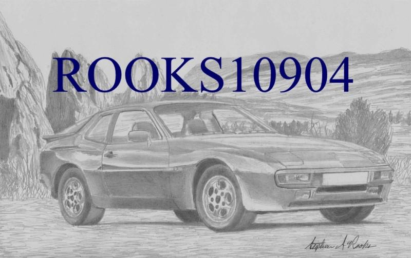 Porsche 944 sports car art print