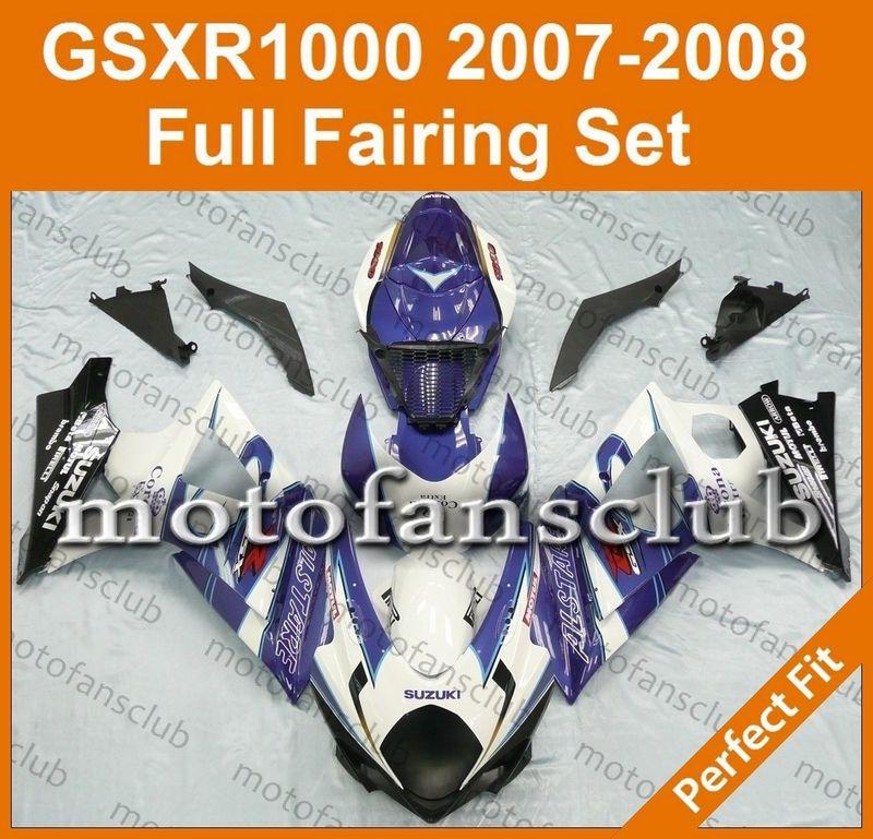 Fit suzuki gsxr 1000 07 08 gsx-r 2007 2008 fairing bodywork plastics k7 #22 b