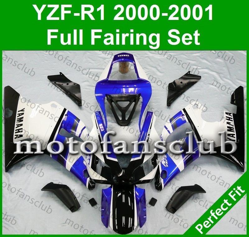 Fit yamaha yzf r1 00 01 yzfr1 2000 2001 1000 fairing bodywork plastics #16 b