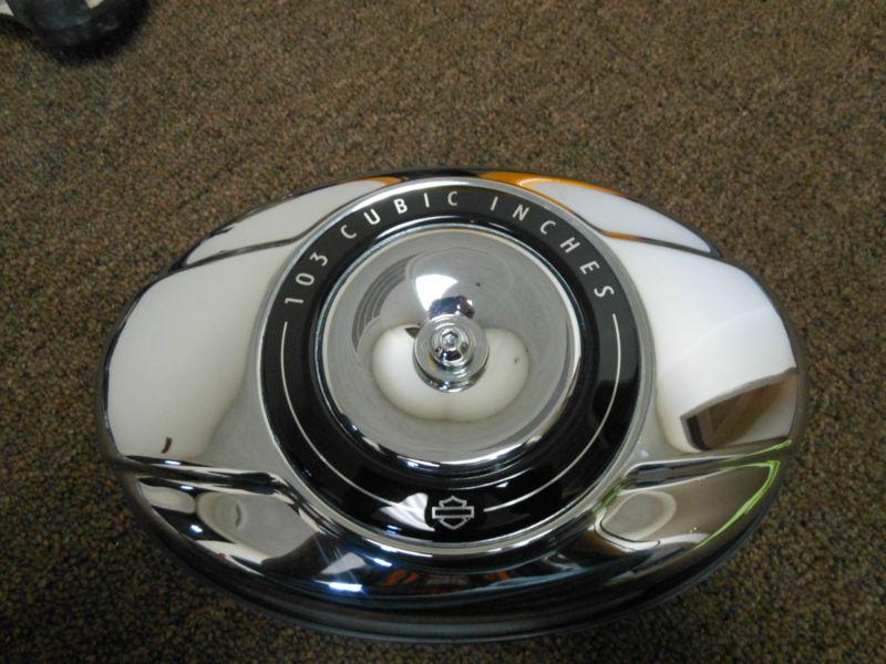 Harley davidson oem softail deluxe 103" air cleaner housing used