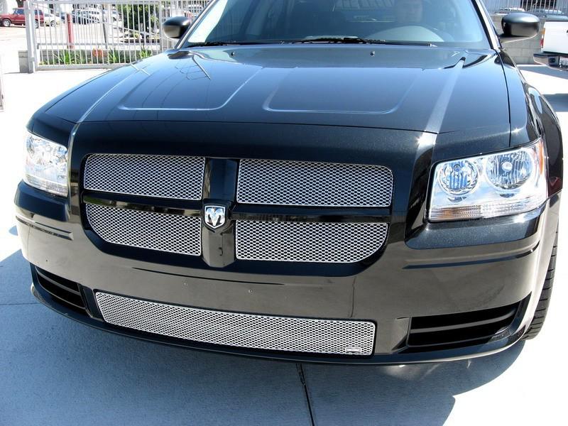 2008-2010 dodge magnum grillcraft  silver grille 5 piece set grill d3052-53s