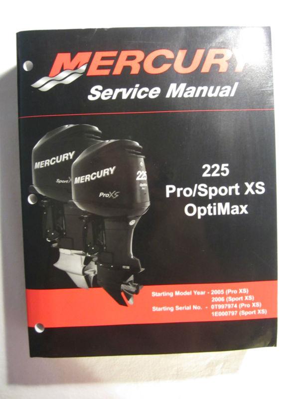 2005-2006+ mercury outboard service repair shop manual 225 pro sport xs optimax