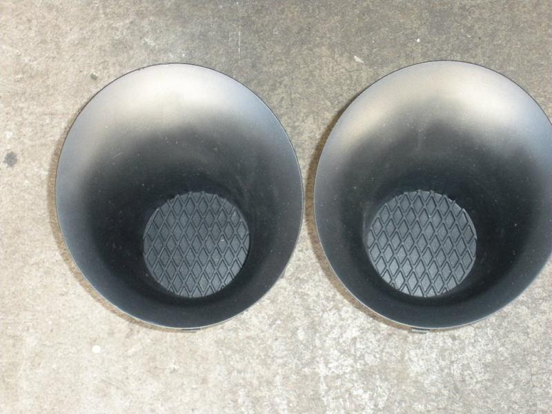 2005-11 toyota tacoma bumper fog light cover insert