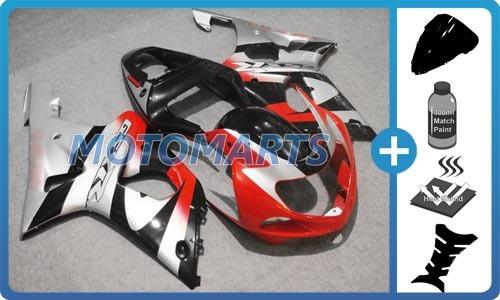 Bundle for suzuki gsxr 600 750 01 02 03 k1 inj body kit fairing & windscreen aj