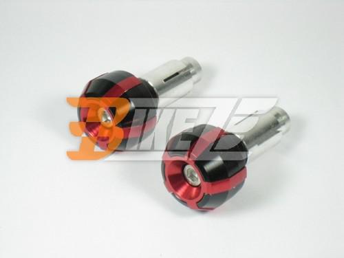 Red bar end plug for 22mm handlebar motorcycle fazer bandit cbr gsxr hornet zx